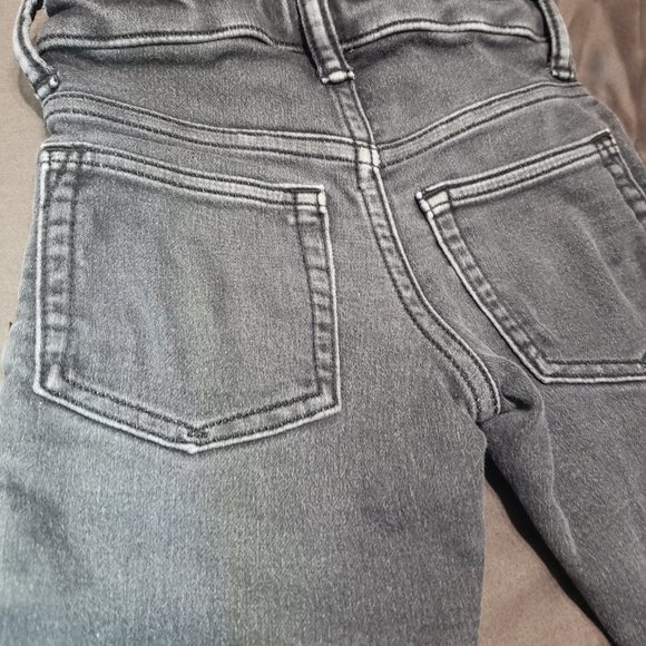 Gap Denim Jeans Black Slim Tough Durable Distressed Look 4T Size Brand New NWOT - Picture 3 of 6